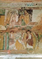 Arca de Noé e Moisés com as Tábuas da Lei, da nave, c.1100